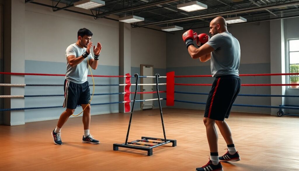 Скиппинг, «лесенка», работа на лапах: лучшие упражнения для развития координации и скорости в боксе - иллюстрация