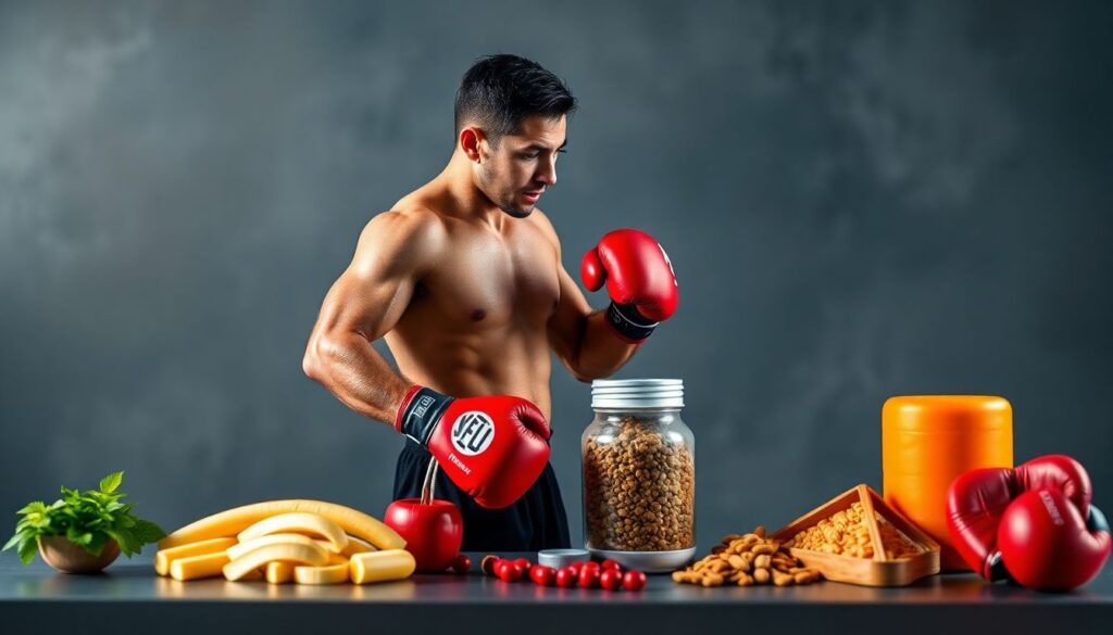 Питание боксёра: рацион до, во время и после подготовки к бою - иллюстрация