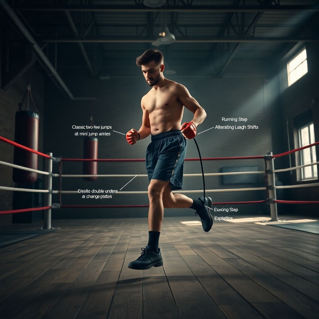 Упражнения на скакалке: топ-7 для выносливости и боксерского footwork