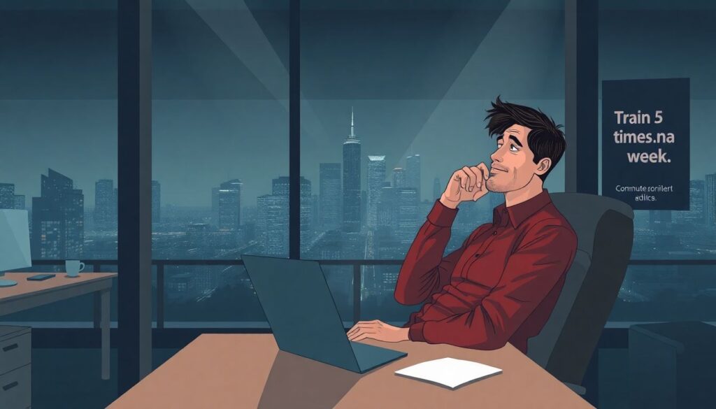 Как совместить офисную работу и бокс: план недели для тех, у кого мало времени - иллюстрация