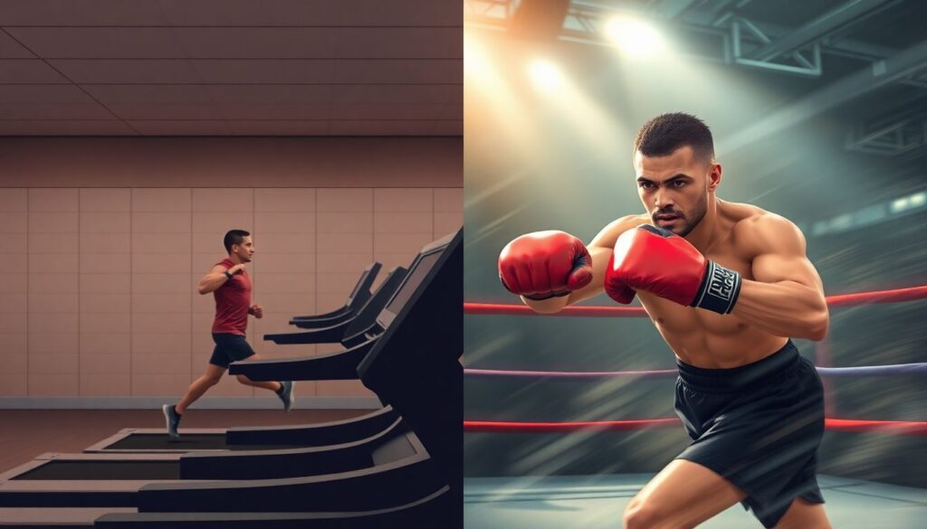 Почему кардио боксёра отличается от обычного фитнеса: интервалы, раунды и типы нагрузки - иллюстрация