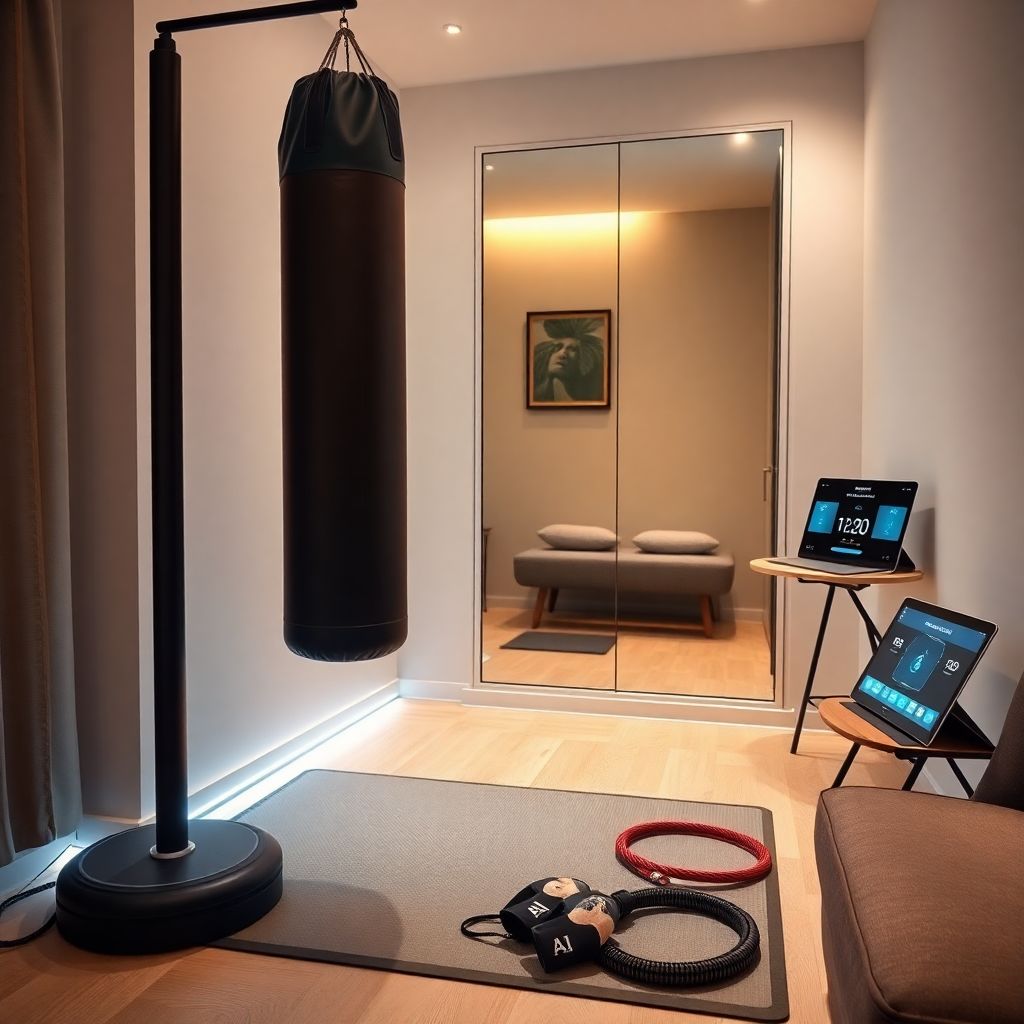 Домашний бокс: как организовать мини-зал дома и что для этого нужно