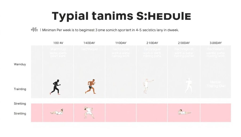 План тренировок на неделю для начинающих боксёров: от разминки до спаррингов - иллюстрация