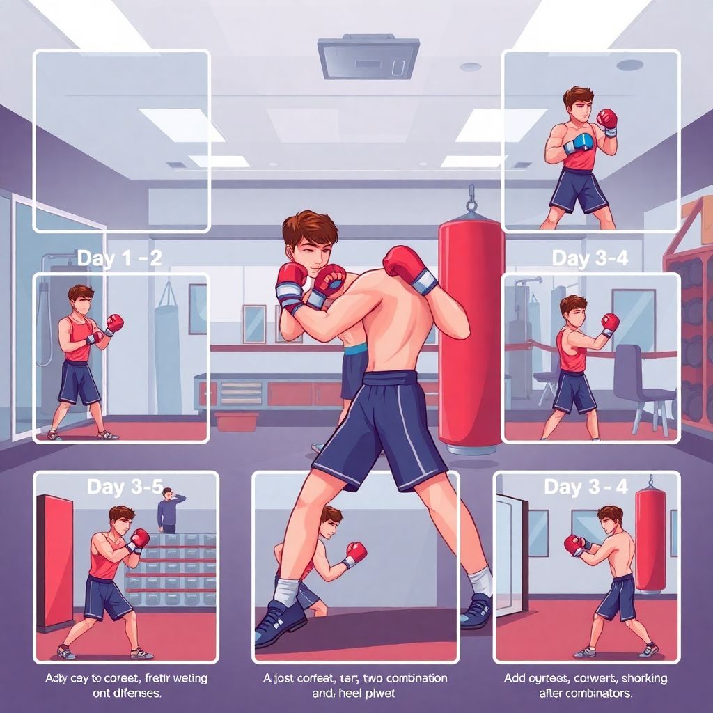План тренировок на неделю для начинающих боксёров от разминки до первых спаррингов