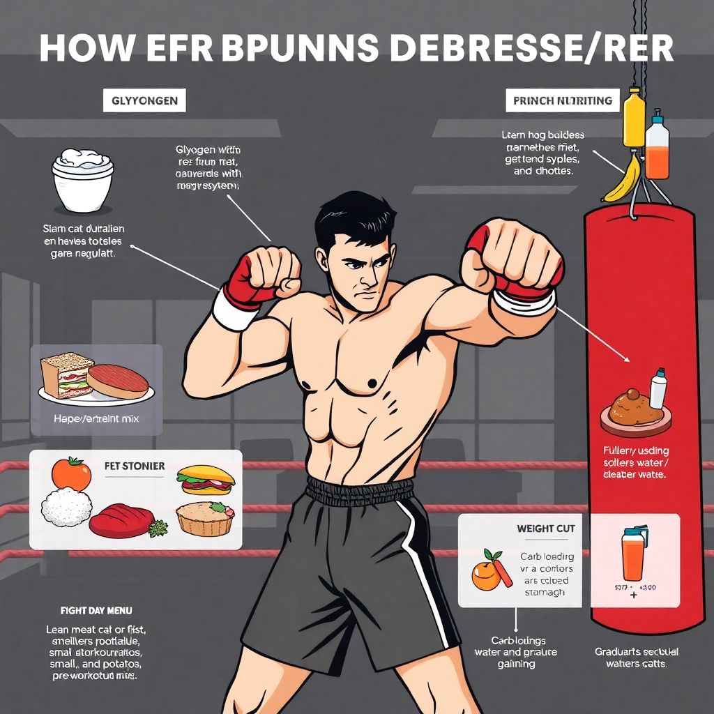 Как питание влияет на удар: рацион боксера перед тренировкой и перед боем