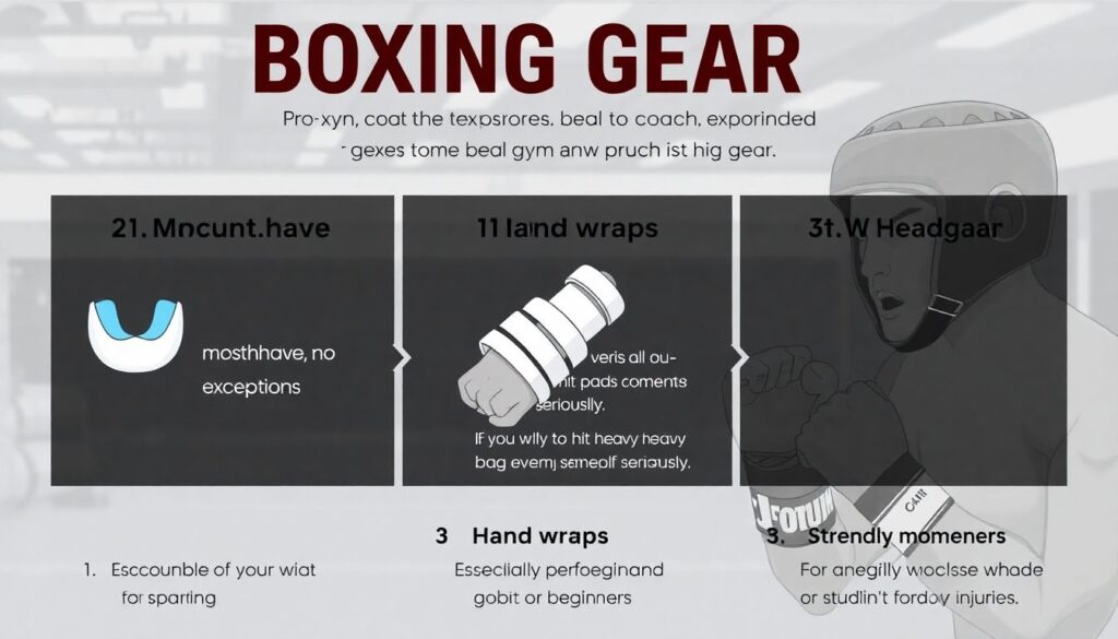 Защитное снаряжение в боксе: капы, шлемы, бинты – что действительно важно, а что маркетинг - иллюстрация