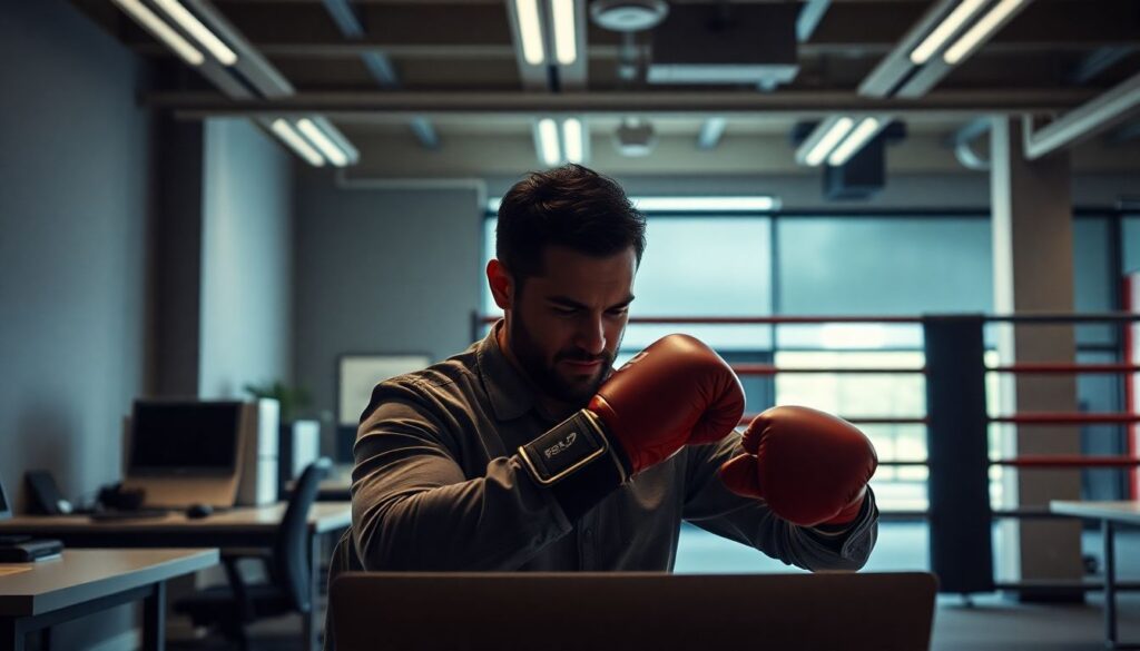 Лёгкий путь в бокс для офисных работников: программа тренировок после рабочего дня - иллюстрация