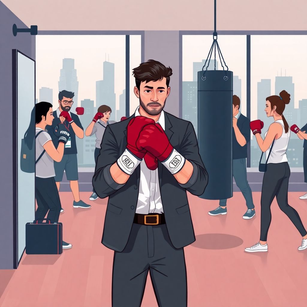 Лёгкий путь в бокс для офисных работников: тренировки после работы