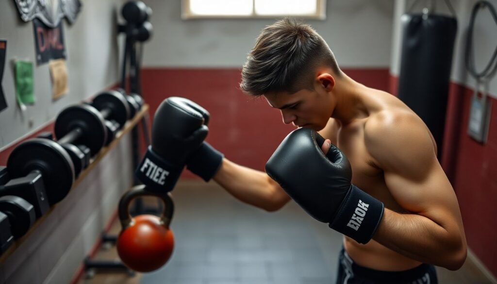 Домашний зал боксера: минимальный набор оборудования для эффективных тренировок - иллюстрация