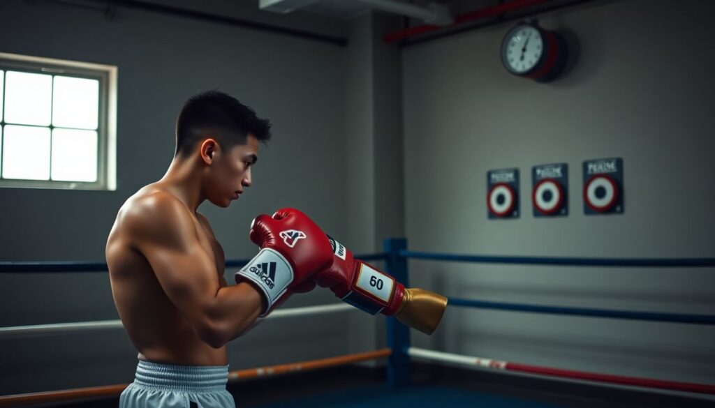 Домашняя тренировка по боксу без партнера и мешка: как отработать технику в одиночку - иллюстрация
